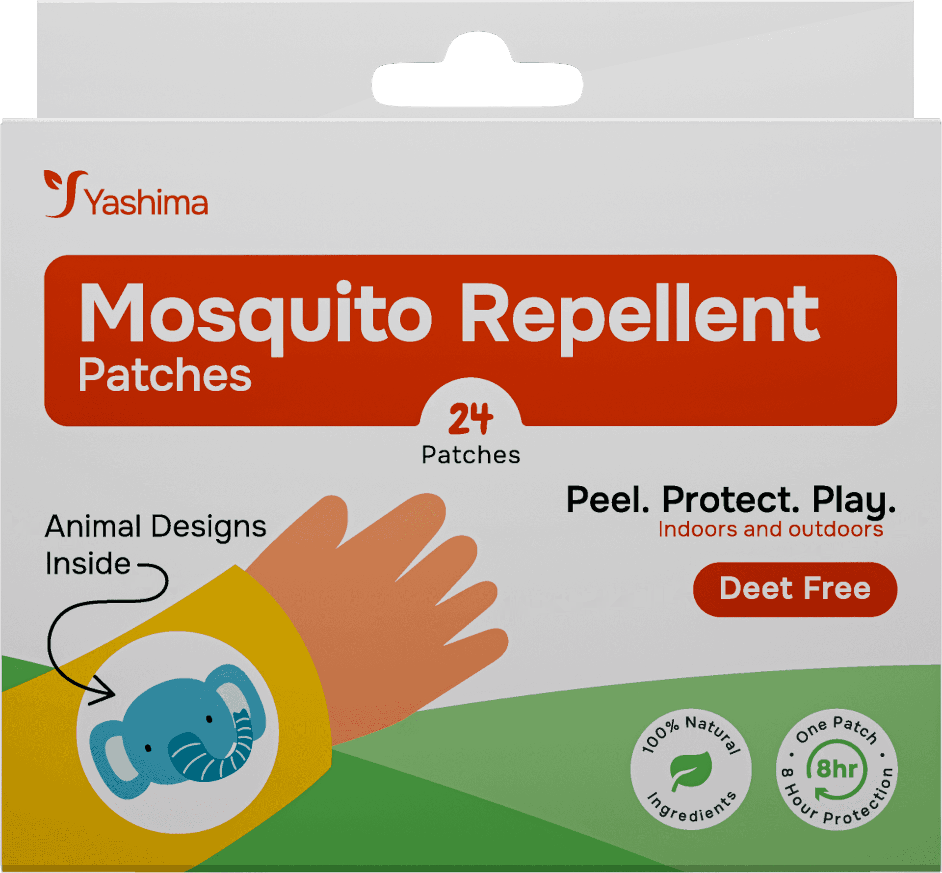 Yashima Mosquito Repellent Patches for Kids 24 Patches