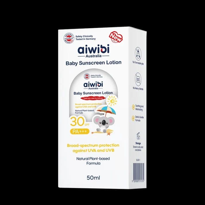 AIWIBI SPF 30 Baby Sunscreen Lotion – Gentle Sun Protection for Baby Skin