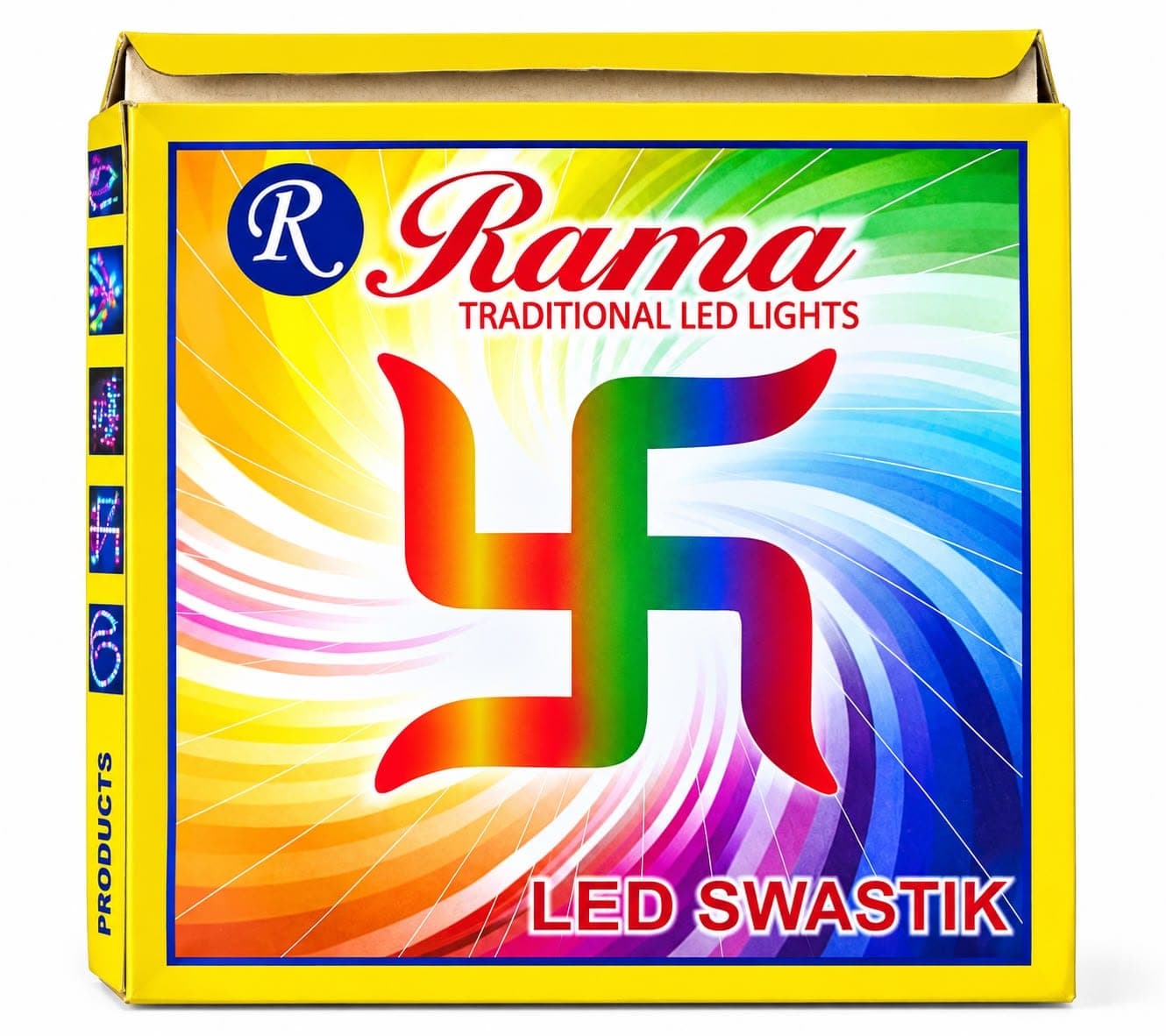 LED Swastik Light | Decorative Hindu Swastik LED Light for Diwali & Pooja