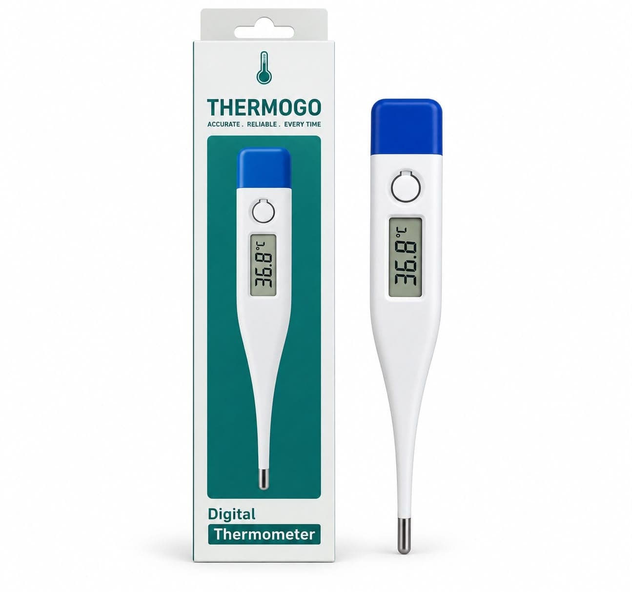 Thermogo Digital Thermometer – Fast & Accurate Temperature Measurement