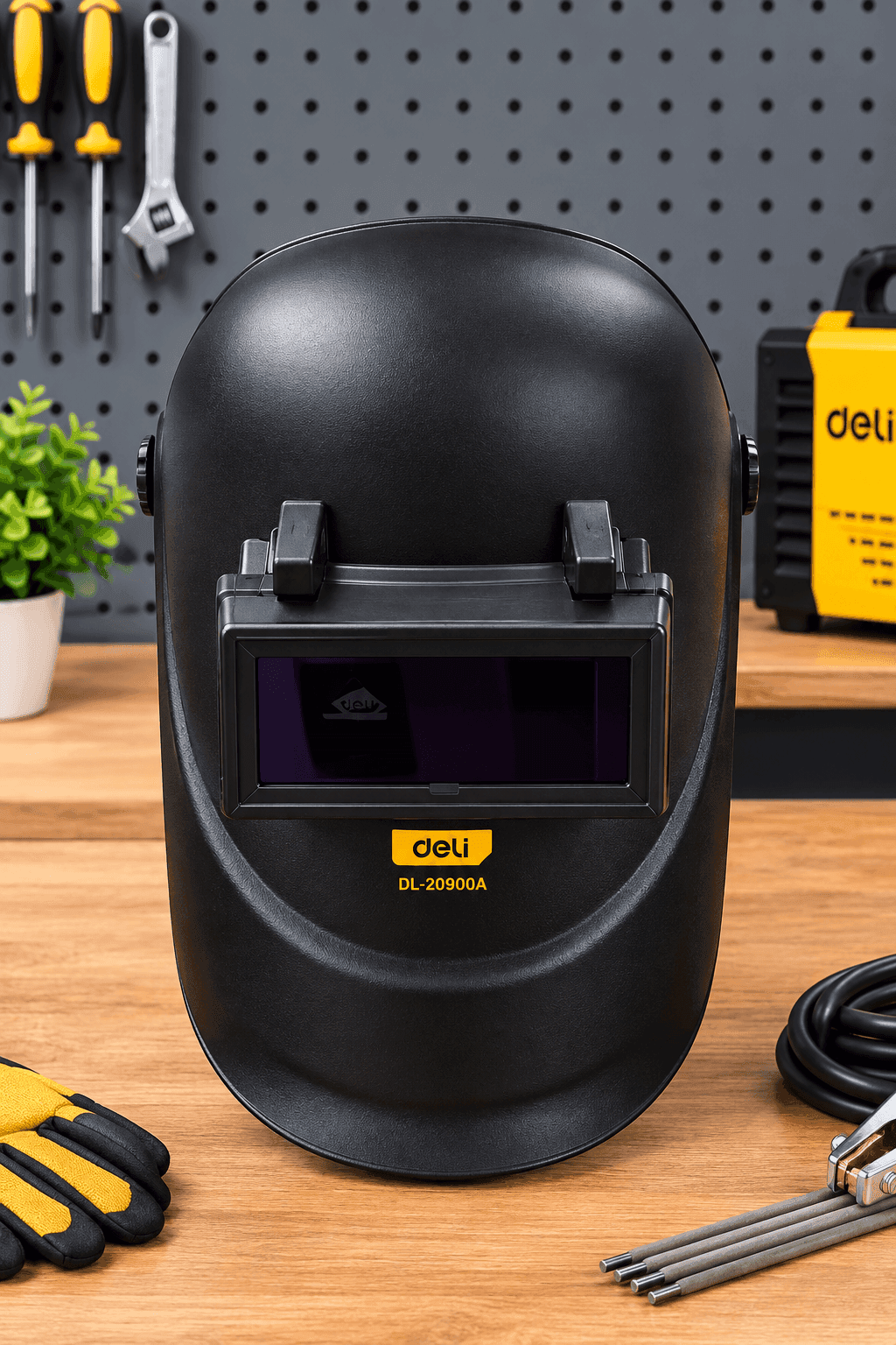 Deli EDL23950 Helmet Type Welding Mask