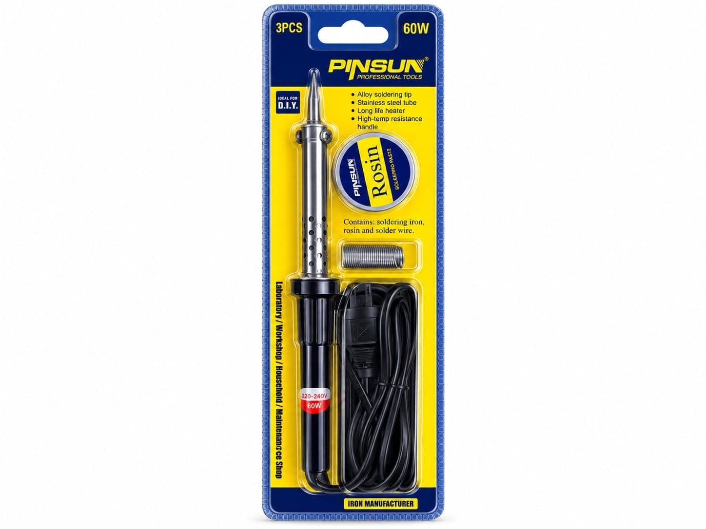 PINSUN 60W 3-Piece Soldering Kit