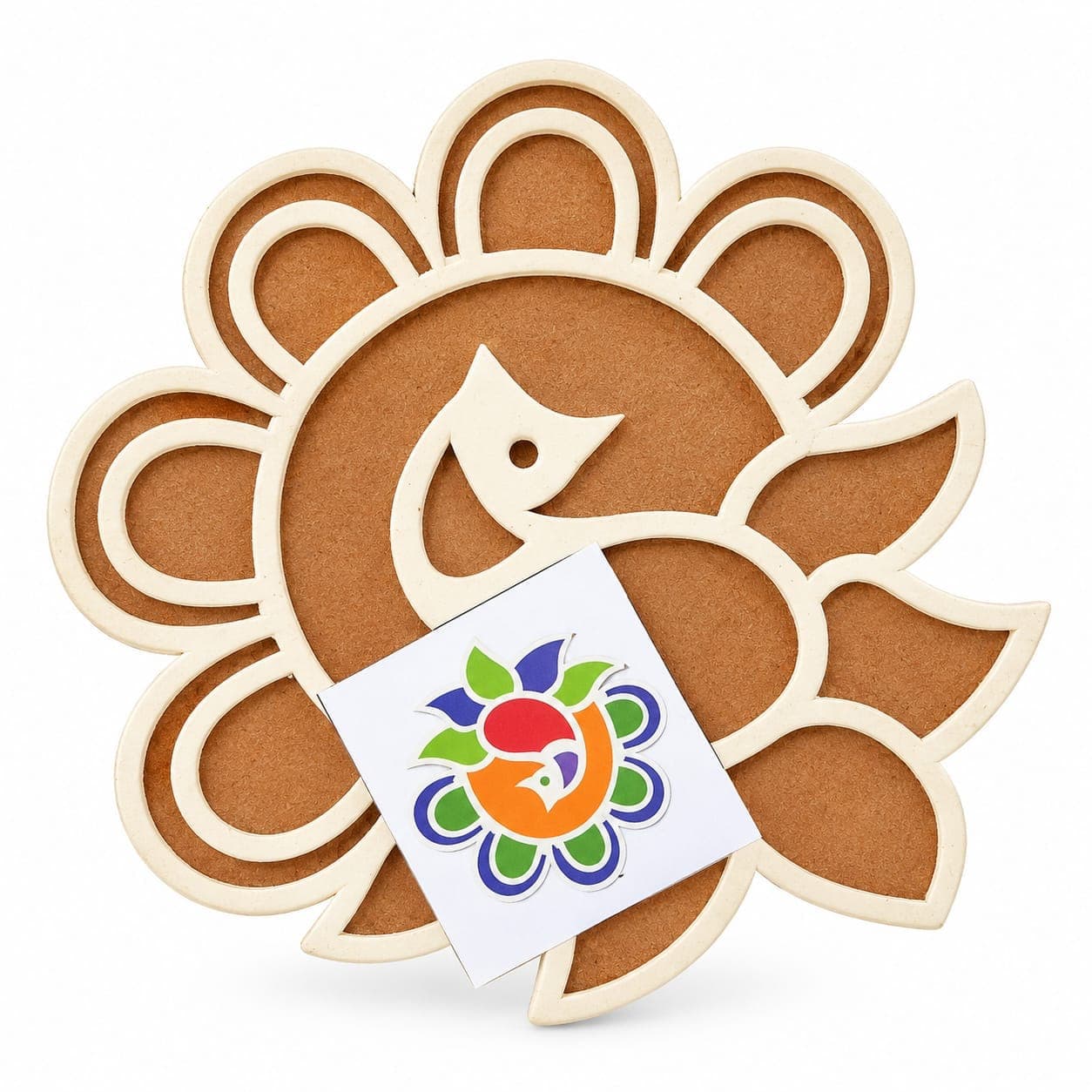 Rangoli Stencil Cutout Board – Reusable Rangoli Design Maker