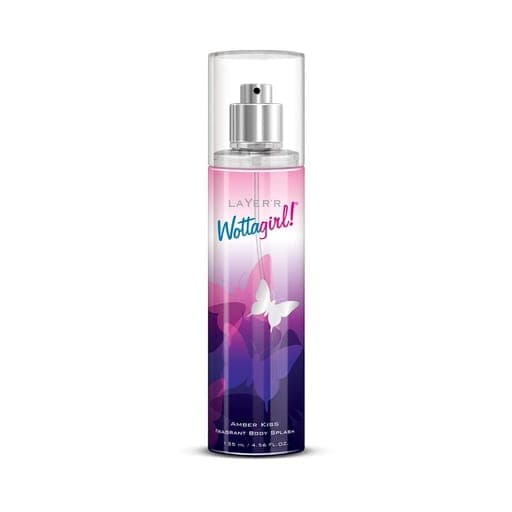 Layer'r Wottagirl Amber Kiss Body Splash for Women – 135ml
