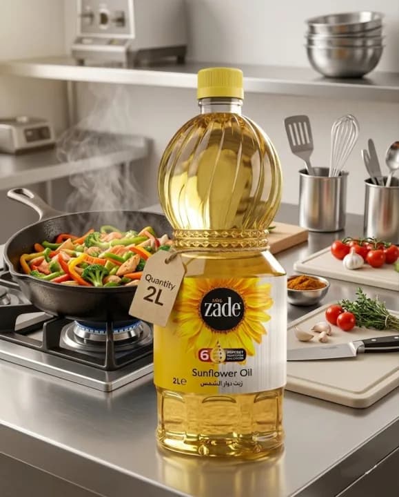 Zade Sunflower Oil PET Bottle 2 Ltr | Premium Refined Cooking Oil