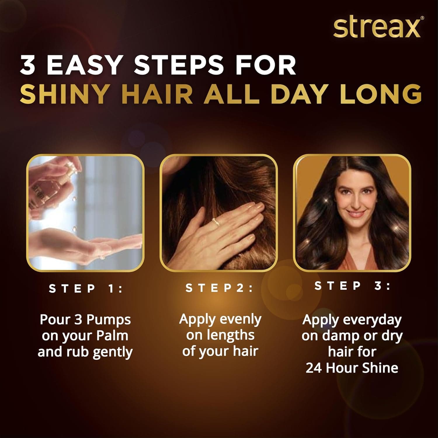 No Brand Streax Hair Serum Small 45ml – Smooth, Shiny & Frizz-Free Hair daily essentials & lifestyle — thumbnail 2 of 7