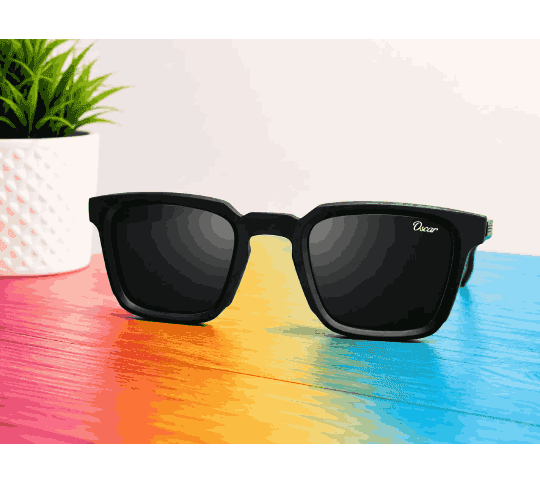 Oscar Branded Best Model Black UV Protection Sunglasses For Men – Stylish Men's Sunglasses