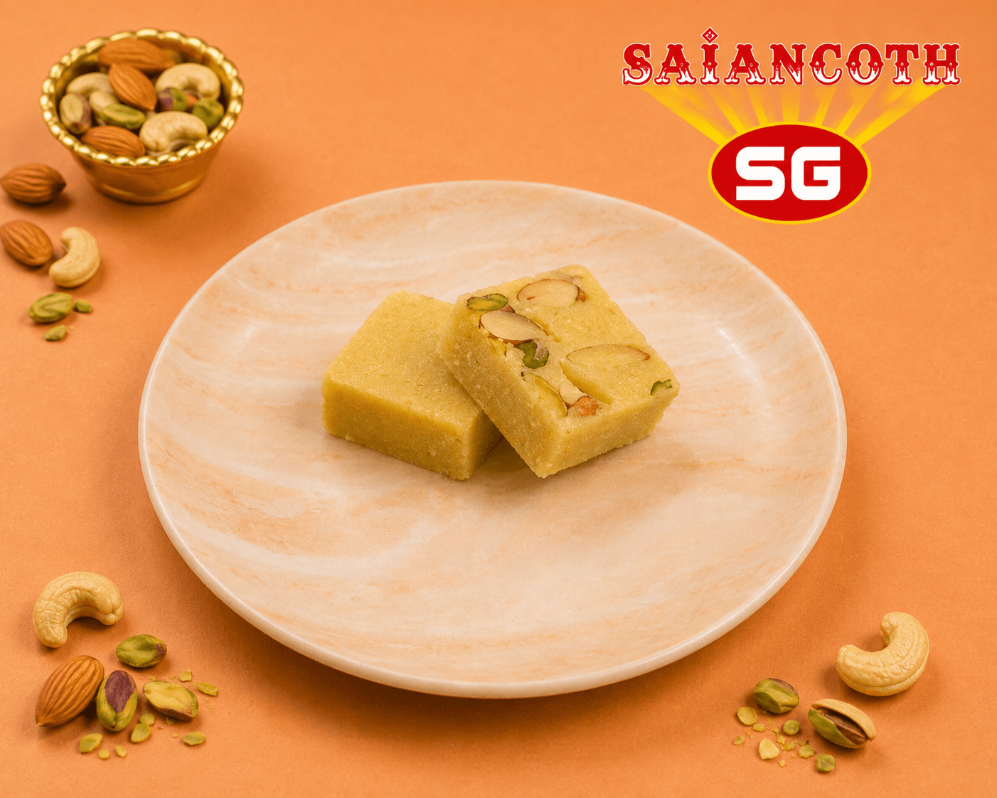 Sajan Goth Premium Kaju Pista Barfi with Almonds & Pistachios daily essentials & lifestyle — thumbnail 2 of 2