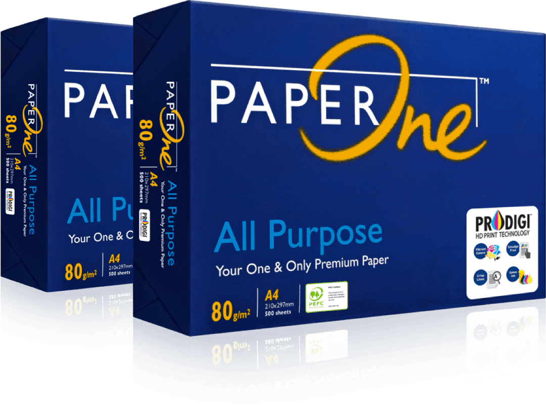 No Brand Paper One A4 Copy Paper 80 GSM 500 Sheets | Box of 5 Premium Multipurpose Printing Paper stationary, toys & sports — thumbnail 2 of 6