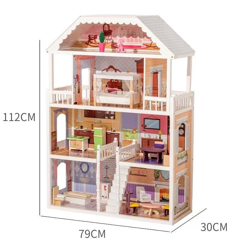 HappyHours TX0037 Doll House Pretend Play Dream Home Set