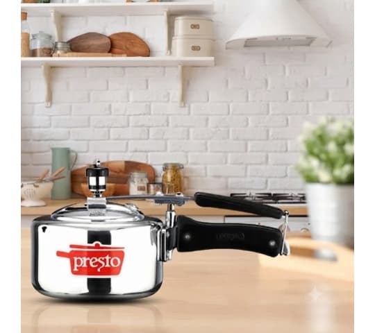 Presto Presto Pressure Cooker Aluminium Classic Inner Lid 2 Litre | Durable & Fast Cooking home & kitchen — thumbnail 2 of 2