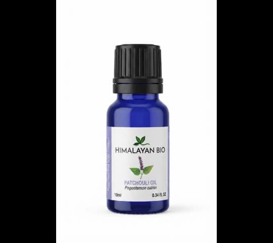 Himalayan Bio Patchouli Essential Oil 10ml – Pure Natural Aromatherapy Oil