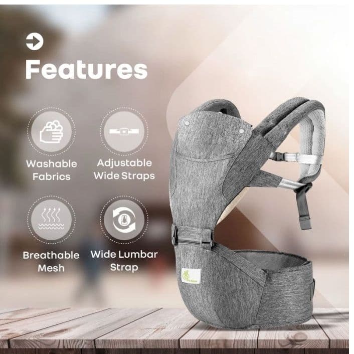 R For Rabbit R for Rabbit Upsy Daisy Cool Baby Carrier-BCUDCDG1 (3-24 months/0-15 KGS) daily essentials & lifestyle — thumbnail 3 of 4