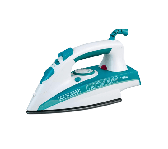 Black+Decker - 1750 W Steam Non-stick Soleplate Iron - X1600-B5