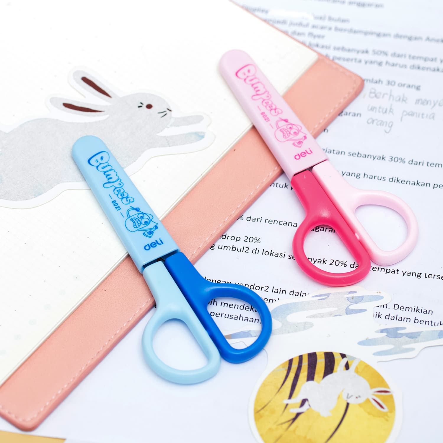 Deli Deli E6021 School Scissors 120mm | Safe Stainless Steel Blunt Tip Scissors for Kids & Students stationary, toys & sports — thumbnail 4 of 5