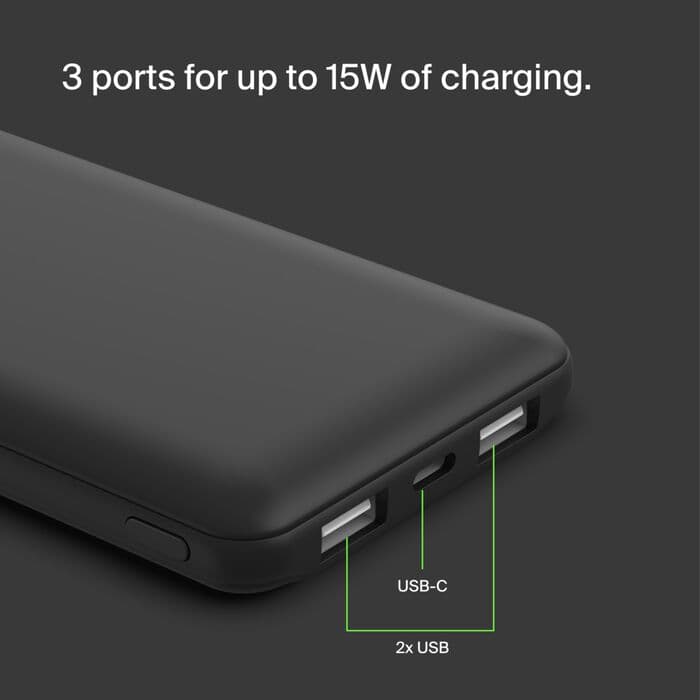 Belkin belkin Power Bank – BoostCharge 10KmAh 15W TYPE-C – BLK BPB011btBK electronics — thumbnail 6 of 11