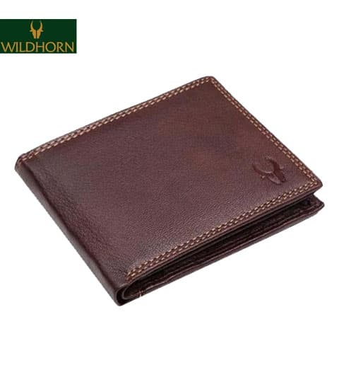Wildhorn Brown Genuine Leather RFID Wallet