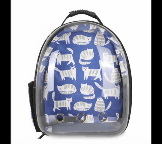 Pet Carrier Backpack Multicolour – Comfortable Travel Bag for Dogs & Cats
