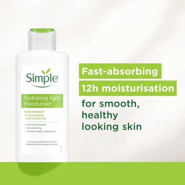 Simple Simple Hydrating Light Moisturiser 125ml daily essentials & lifestyle — thumbnail 2 of 2