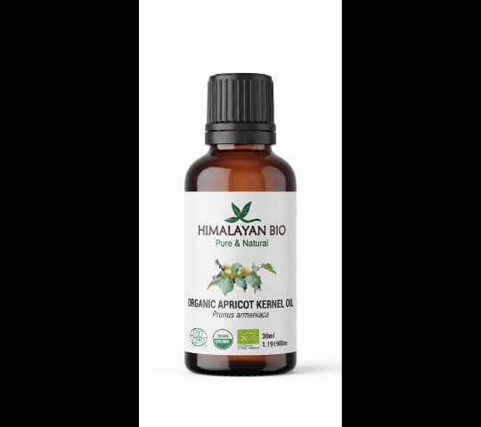 Himalayan Bio Apricot Oil 30ml – 100% Pure Natural Skin & Hair Care Oil
