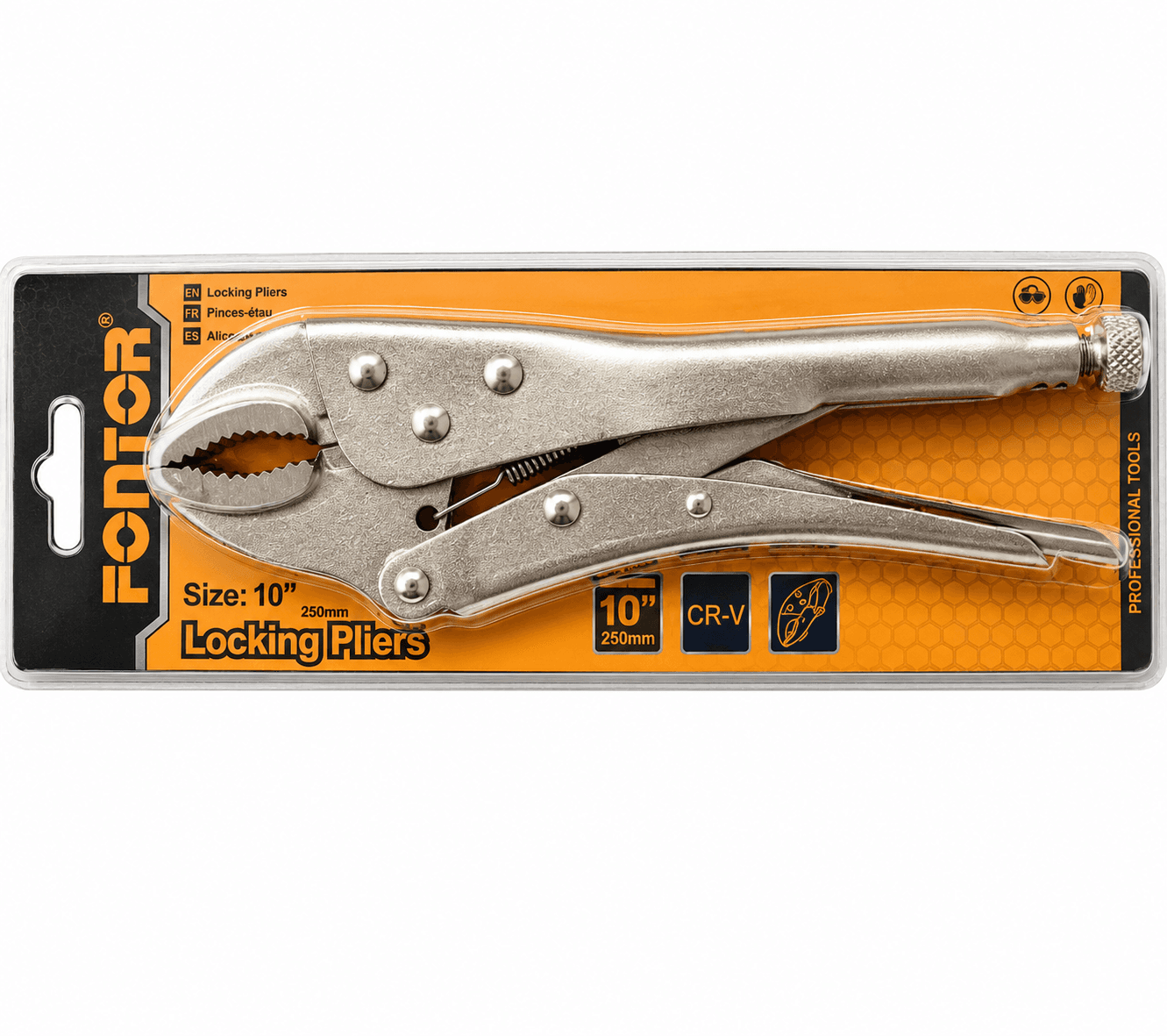 Fontor Locking Pliers 180111 Heavy Duty Adjustable Grip Tool