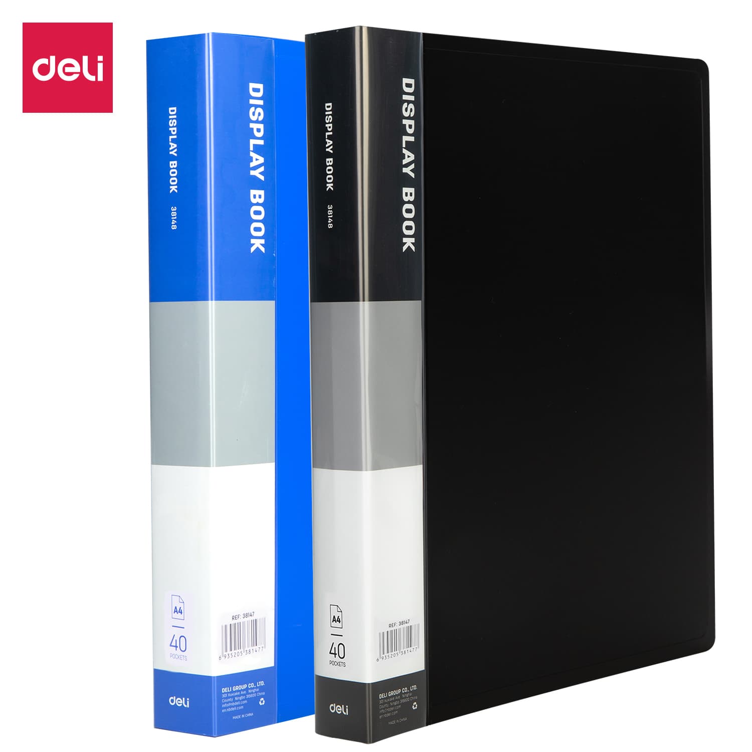 Deli E38147 Office Display Book | A4 Presentation Display File Folder