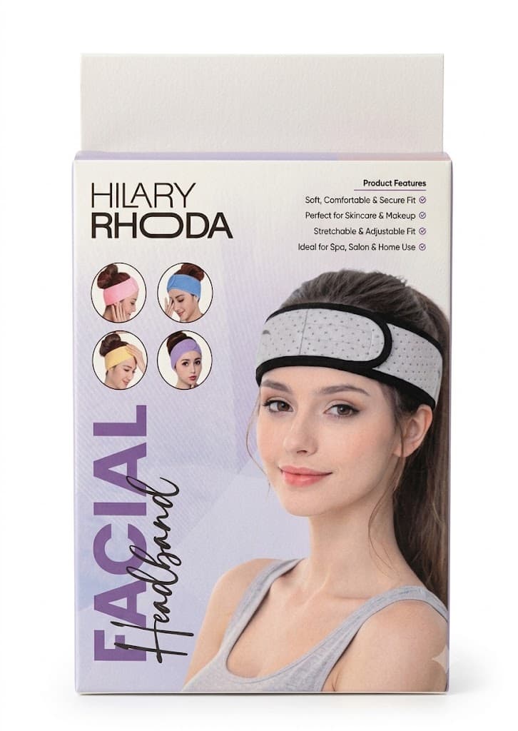 Hilary Rhoda Velcro Hair Bands – Pack of 40 | Soft & Stretchable Hair Ties