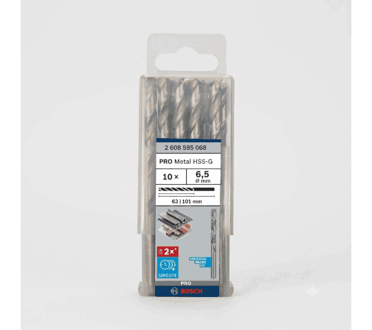 Twist Drill 6.5 mm HSS-G (Pack of 10)
