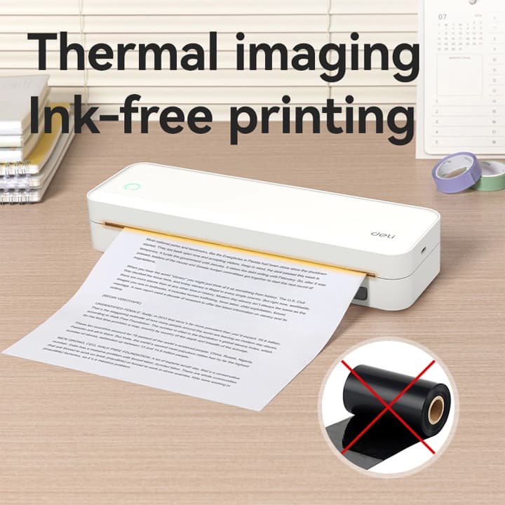 DELI Deli ES331 A4 Thermal Printer – Portable Bluetooth Wireless A4 Label Printer electronics — thumbnail 3 of 5