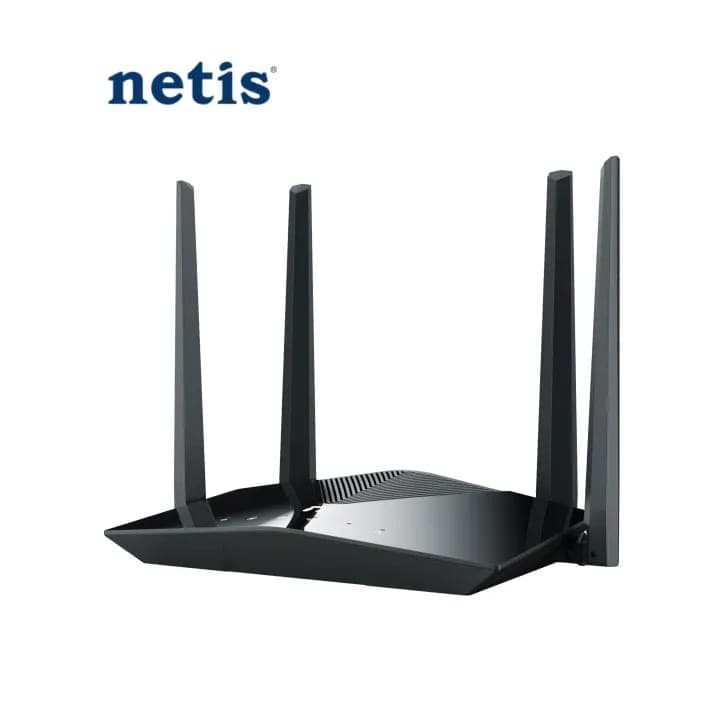Netis NX10 Wi-Fi 6 AX1500 Wireless Dual Band Gigabit Router Complete Gigabit port 2.4GHz 300Mbps and 5GHz 1201Mbps connections Support EASY MESH.