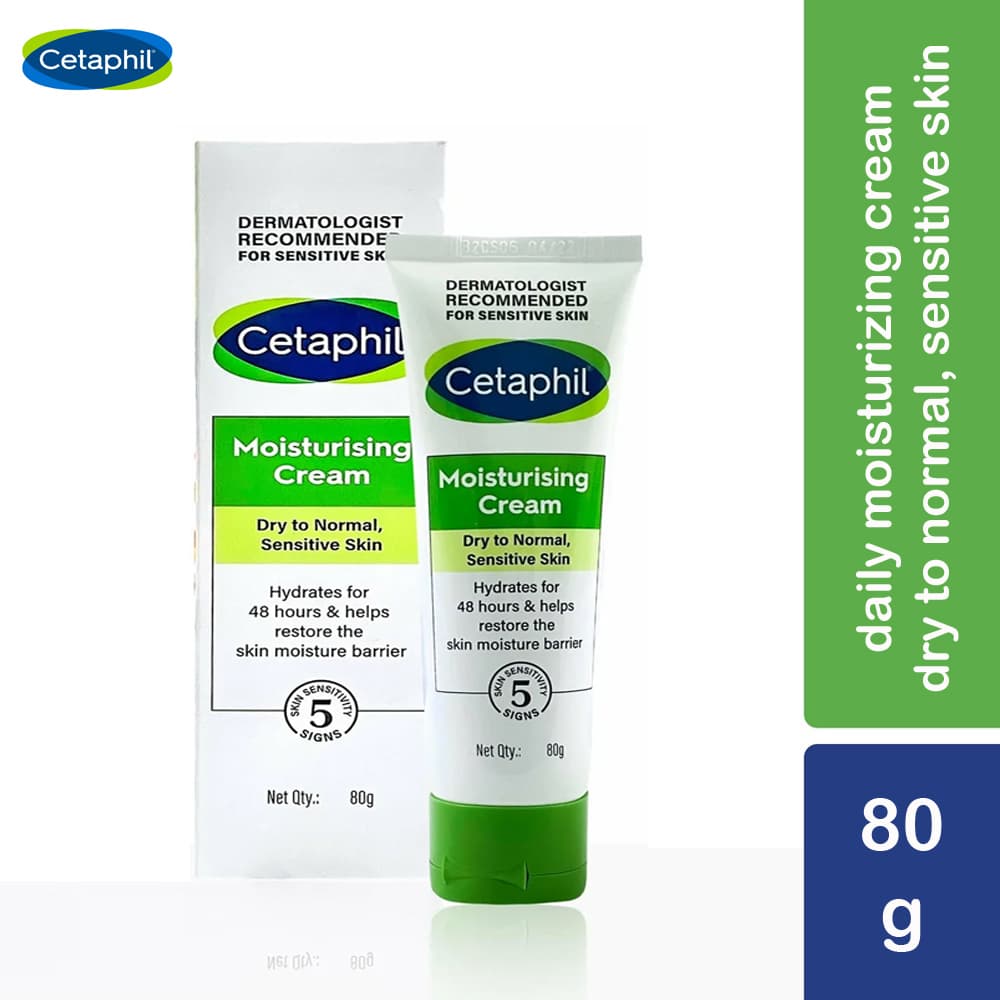 Cetaphil Cetaphil Moisturizing Cream for Dry to Normal Skin 80g daily essentials & lifestyle — thumbnail 2 of 2