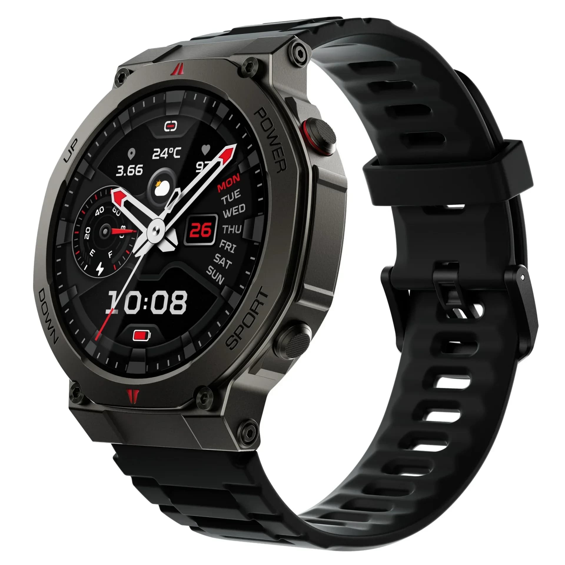 Black Shark Black Shark GS3 Ultra Rugged Smartwatch – 1.43″ AMOLED, Dual-Band GPS, 160+ Sports Modes electronics — thumbnail 2 of 2