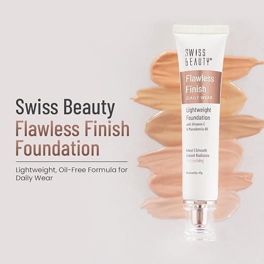 Swiss Beauty Swiss Beauty SB-502 Lightweight Foundation | Natural Matte Finish daily essentials & lifestyle — thumbnail 8 of 8
