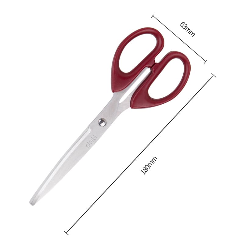 Deli Deli 6009 Scissors – Premium Stainless Steel Multipurpose Office & Home Scissors stationary, toys & sports — thumbnail 4 of 5