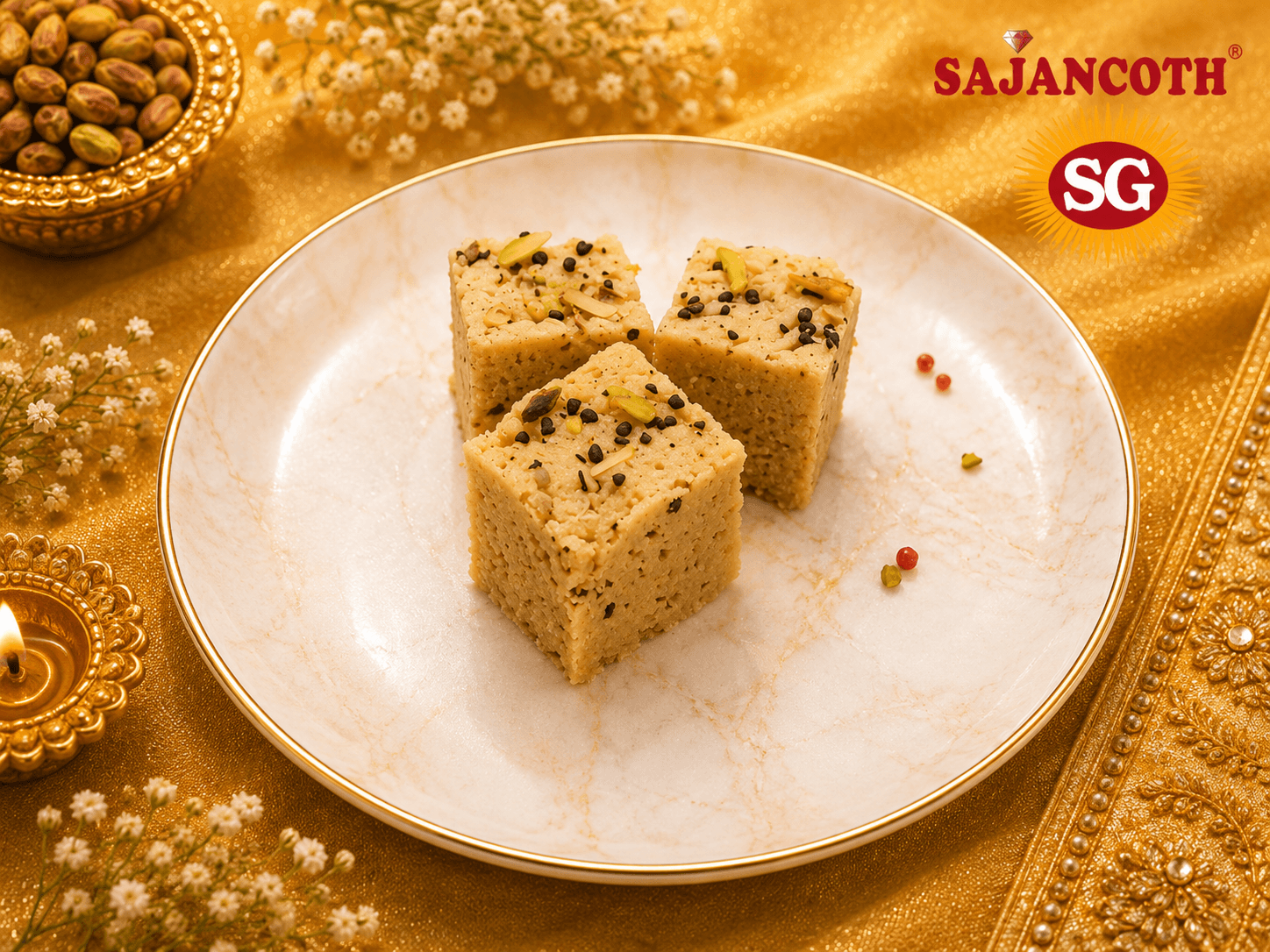 Sajan Goth Sajan Goth Mysore Pak – Rich & Melt-in-the-Mouth Sweet per kg daily essentials & lifestyle — thumbnail 2 of 2