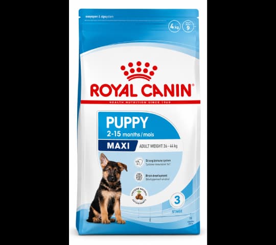 Royal Canin Maxi Puppy 4kg – Premium Puppy Food for Large Breed Dogs