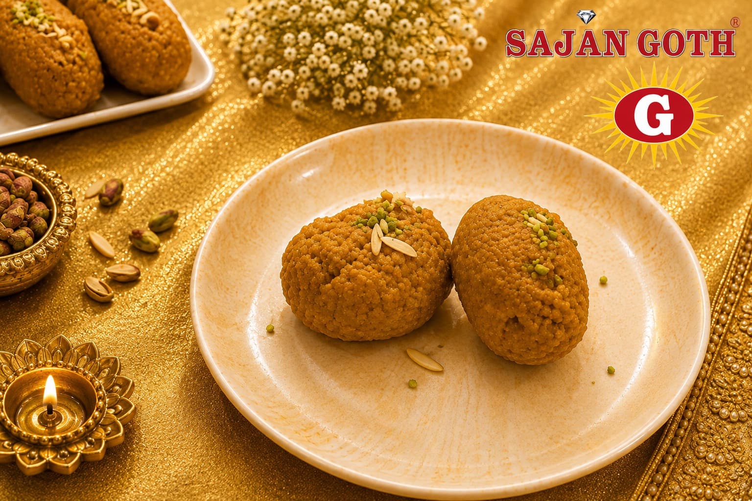 Sajan Goth Sajan Goth Balushahi – Traditional Flaky Sweet per kg daily essentials & lifestyle — thumbnail 3 of 3