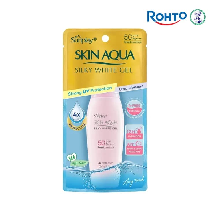 Skin Aqua Sunplay Skin Aqua Silky Sunscreen Gel SPF 50 PA++++ 70g for Normal to Dry Skin daily essentials & lifestyle — thumbnail 3 of 3
