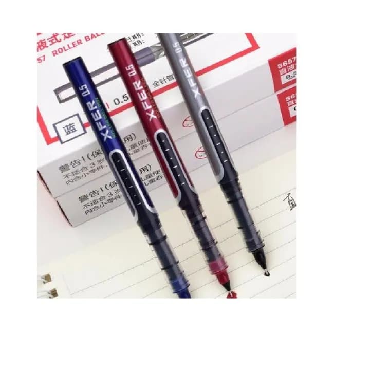 Deli Deli S657 XFER 0.5mm Roller Pen | Smooth Ink Roller Pen for School & Office per pcs stationary, toys & sports — thumbnail 2 of 2