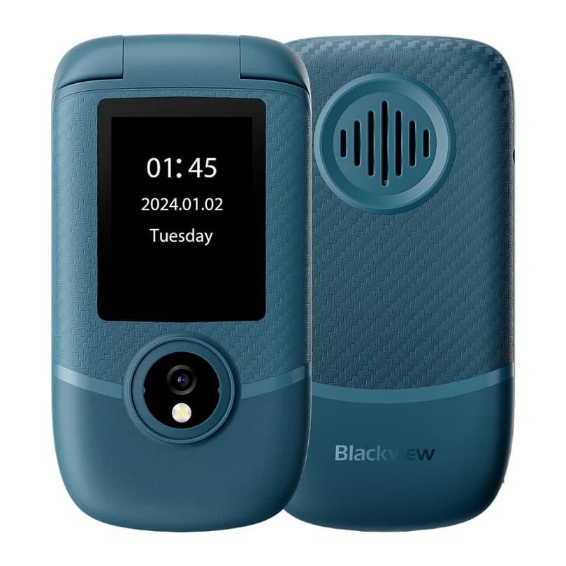 Blackview Blackview N2000 Flip 2.8" + 1.77" Display Unisoc T107 1500mAh Dual SIM 4G Cell Phone electronics — thumbnail 3 of 8