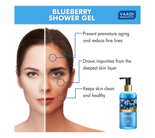 Vaadi Organics Vaadi Organics - Midnight Blueberry Shower Gel (300 ml) - VH0430 daily essentials & lifestyle — thumbnail 2 of 2