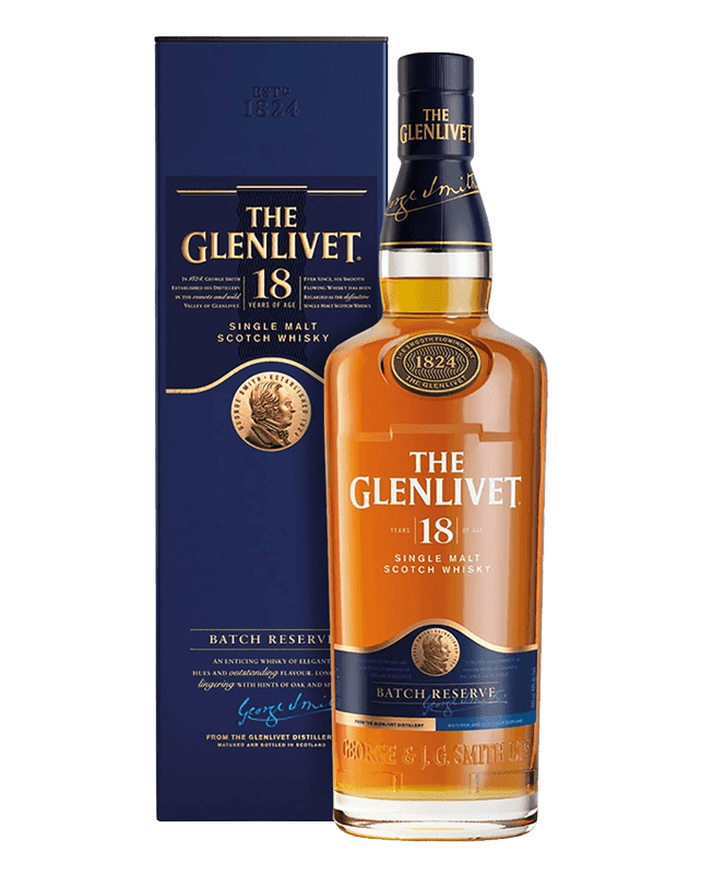 The Glenlivet 18 Year Old Single Malt Scotch Whisky 700ml