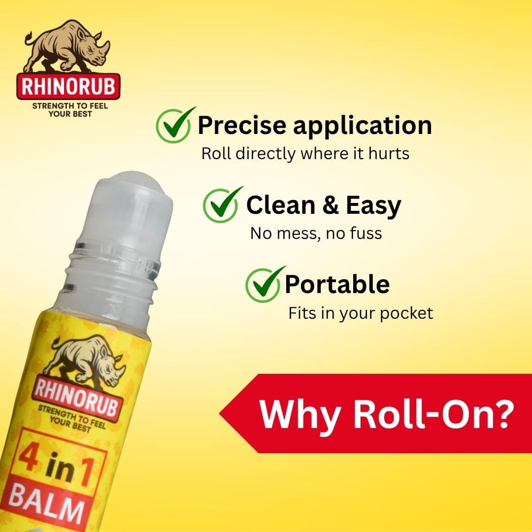 RhinoRub RhinoRub 4 in 1 Roll-On 6ml for Muscle Pain, Joint Stiffness, Headache, Cold & Congestion Relief daily essentials… — thumbnail 2 of 3