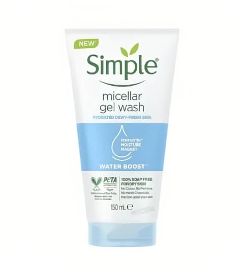 Simple Micellar Gel Wash Face Cleanser 150ml
