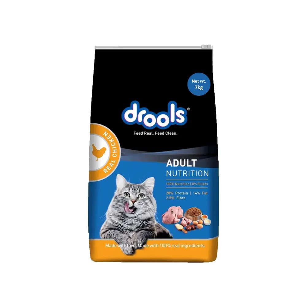 Drools Adult Cat Food 7kg – Complete Dry Cat Food