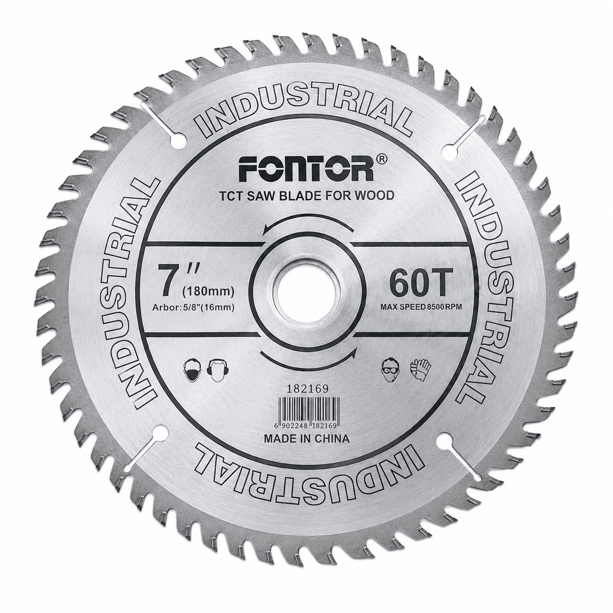 Fontor 7 Inch Wood Cutting Disc 182189 – High-Speed Wood Carving & Cutting Blade for Angle Grinder