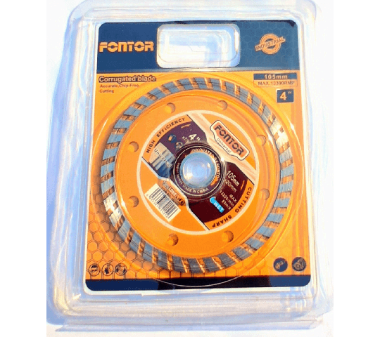 Fontor Cutting Disc Wet 4 Inch 182150 – Precision Wet Cutting Blade for Tile, Marble & Stone