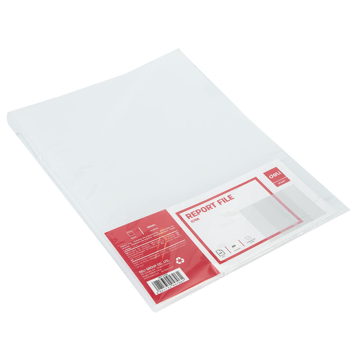 Deli Deli E5706 File Folder (L Folder) | A4 Transparent Document Folder stationary, toys & sports — thumbnail 5 of 6