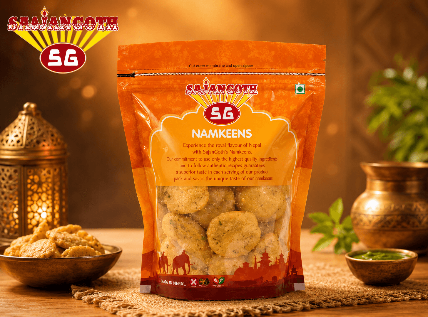Sajan Goth Sajan Goth Methi Mathi Namkeen 300gm daily essentials & lifestyle — thumbnail 2 of 2