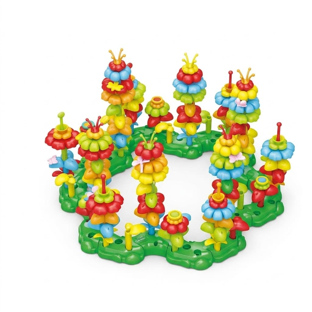 70PCS Kids Building Block Table & Chair Set – 3-in-1 Activity Table with Storage & Animal Building Blocks